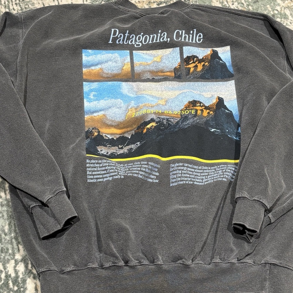 National Geographic "Patagonia, Chile" sweatshirt XL